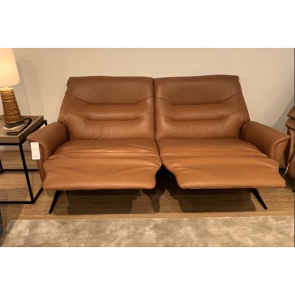Hjort Knudsen Logan Double Recliner Leather Sofa (1,499)
