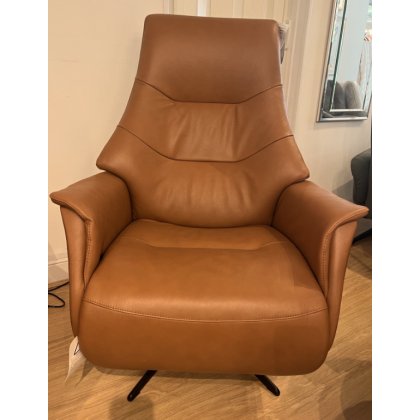 Logan Manual Recliner Chair Leather (£799)
