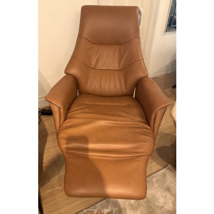 Logan Manual Recliner Chair Leather (£799)