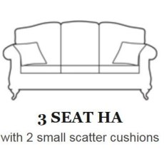 Wentworth 3 Seater Low Arm Sofa