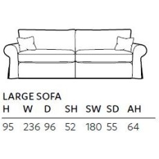 Collins & Hayes Lavinia Large Sofa