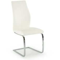 Bari Carter Dining Chair - White