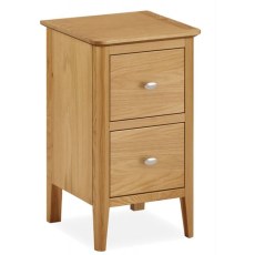 Bristol Narrow 2 Drawer Bedside Bristol Narrow 2 Drawer Bedside