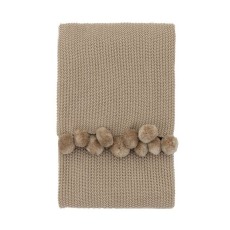 Pom Pom Throw Natural