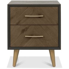 Lisbon 2 Drawer Bedside Table Lisbon 2 Drawer Bedside Table