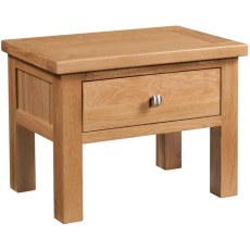 Dallow Oak Side Table with Drawer