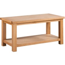 Dallow Oak Large Coffee Table with Shelf