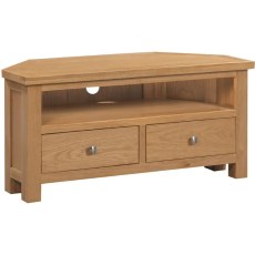 Dallow Oak Large Corner TV Unit