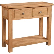 Dallow Oak 2 Door Console Table