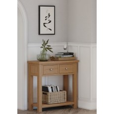 Dallow Oak 2 Door Console Table