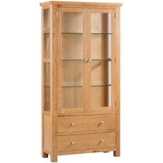 Dallow Oak Glazed Display Cabinet