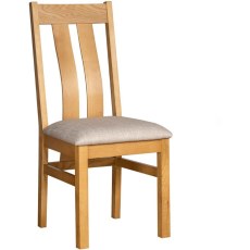 Dallow Oak Arizona Fabric Dining Chair Dallow Oak Arizona Fabric Dining Chair