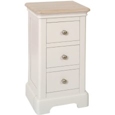 Lingwood Painted 3 Drawer Compact Bedside Lingwood Painted 3 Drawer Compact Bedside