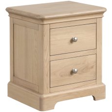 Lingwood Oak 2 Drawer Bedside