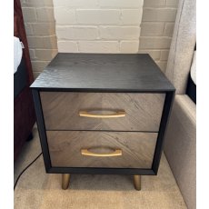 Lisbon 2 Drawer Nightstand (WAS: £374 / NOW: £165)