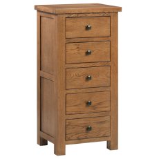 Dallow Rustic 5 Drawer Wellington Dallow Rustic 5 Drawer Wellington