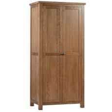 Dallow Rustic All Hanging Double Wardrobe Dallow Rustic All Hanging Double Wardrobe
