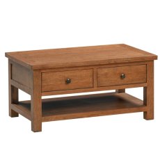 Dallow Rustic Coffee Table with 2 Drawers Dallow Rustic Coffee Table with 2 Drawers