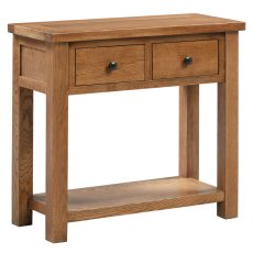 Dallow Rustic 2 Drawer Console Table