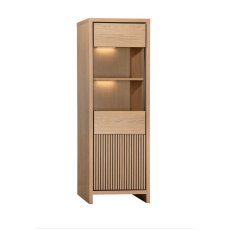 MaxFurn Levanzo Glazed Cabinet (1 Glazed Door / 1 Door) MaxFurn Levanzo Glazed Cabinet (1 Glazed Door / 1 Door)