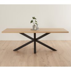 MaxFurn Chesterfield Rectangular Extending Dining Table