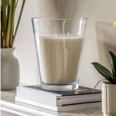 Aroma English Pear and Freesia Glass Candle Aroma English Pear and Freesia Glass Candle