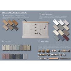 Hill & Hunter New England 3 Door 3 Drawer Sideboard