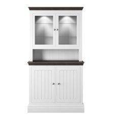 Hill & Hunter New England Small 2 Glazed Door Dresser Rack Hill & Hunter New England Small 2 Glazed Door Dresser Rack