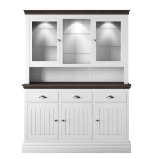 Hill & Hunter New England Medium 2 Glazed Door Dresser Rack Hill & Hunter New England Medium 2 Glazed Door Dresser Rack