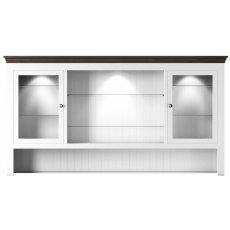 Hill & Hunter New England Large 2 Glazed Door Dresser Rack Hill & Hunter New England Large 2 Glazed Door Dresser Rack