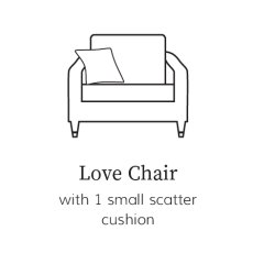 David Gundry Hoxton Love Chair David Gundry Hoxton Love Chair