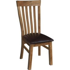 Dallow Rustic Slatted Back Chair Dallow Rustic Slatted Back Chair