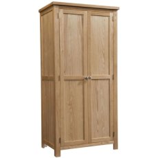 Dallow Oak All Hanging Double Wardrobe