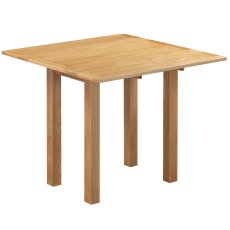 Dallow Oak Square Drop Leaf Dining Table