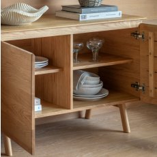 Madrid 2 Door Sideboard - Oak
