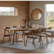 Madrid Extending Dining Table - Oak Madrid Extending Dining Table - Oak