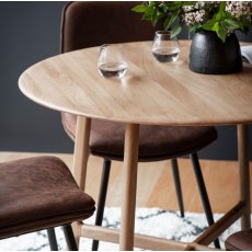 Madrid Round Dining Table - Oak