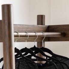 Hatfield Open Wardrobe - Smoked Oak