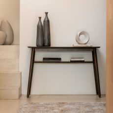 Hatfield Console Table - Smoked Oak Hatfield Console Table - Smoked Oak