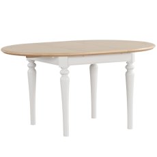 Lingwood Painted Round Extending Dining Table 110-150