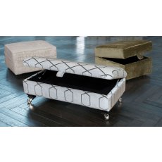 Alexander Legged Ottoman Footstool