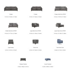 Cornelius Modular/Corner Sofa Compartments Cornelius Modular/Corner Sofa Compartments