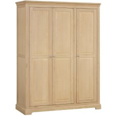 Lingwood Oak Triple Wardrobe