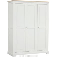 Lingwood Painted Grey Mist Triple Wardrobe