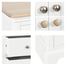Lingwood Painted White 3 Over 4 Combination Chest Lingwood Painted White 3 Over 4 Combination Chest