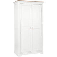 Lingwood Painted White All Hanging Double Wardrobe