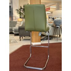 Cali Bar Chair Olive With Brushed Legs (WAS: £165 / NOW: £99) Cali Bar Chair Olive With Brushed Legs (WAS: £165 / NOW: £99)