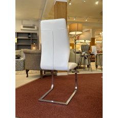 Vida Dining Chair White PU (Was: £140 / Now £49)