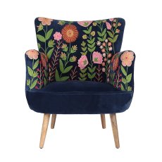 Blossome Navy Chair
