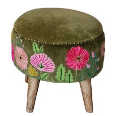Boho Moss Footstool Boho Moss Footstool
